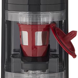 Solofill SOLOGRIND 2-in-1 Automatic Single Serve Coffee Burr Grinder for Coffee Pod,Black,1 EA