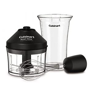 Cuisinart CSB-179 Stainless Steel Smart Stick Variable-Speed Hand Blender with 4 Qt. (16 Cups) Polycarbonate Measuring Cup Bundle (2 Items)