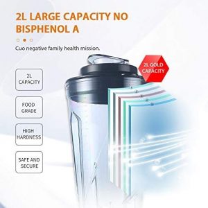 BATEERUN Blender replacement pitcher, blender replacement Jar, 68OZ BPA-Free Tritan Jar (It can be only used for BATEERUN Blender!!)