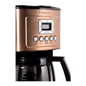 Cuisinart DCC-3200CS Perfectemp Coffee Maker, 14 Cup Progammable with Glass Carafe, Copper Steel