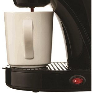 Brentwood Coffee Maker with Mug, Single Serve, Black