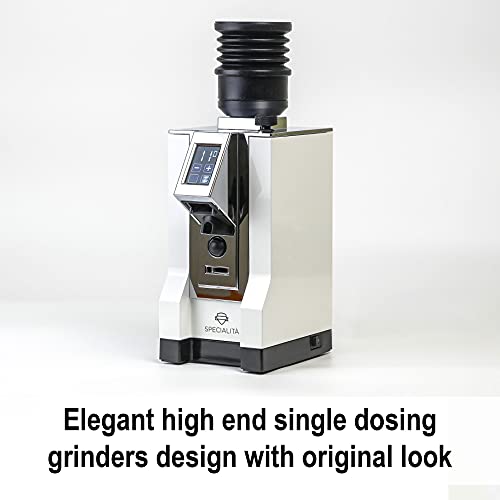 SingleDoseBrew Eureka Mignon Grinder Single Dose Hopper Advanced Add-On with Silicon Bellow Black Color, 15cm x 10cm x 10cm