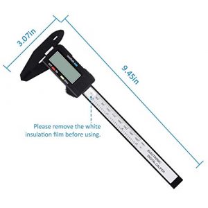 Digital Caliper, Adoric 0-6" Calipers Measuring Tool - Electronic Micrometer Caliper with Large LCD Screen, Auto-off Feature, Inch and Millimeter Conversion