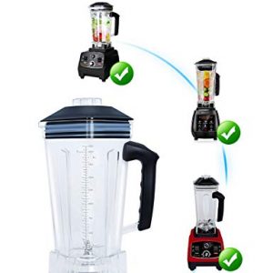 WantJoin Blender Cup for ice blenders,Spare pitcher for Mechanical blender and Digital display blender (Plastic)