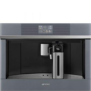 Smeg CMSU4104S Linea Aesthetic Fully Automatic Built-In Coffee System, 24-Inches