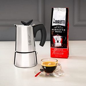 Bialetti Moka Musa Stove top Coffee Maker, 4-Cup, Silver