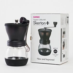 Hario Ceramic Coffee Mill - 'Skerton Plus' Manual Coffee Grinder 100g Coffee Capacity