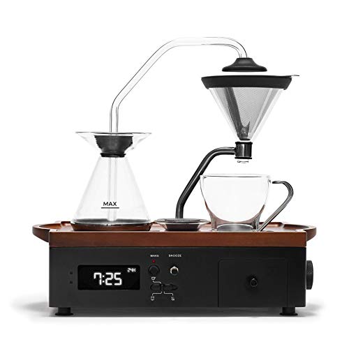 Barisieur Coffee Alarm Clock Coffee Maker- Black Walnut