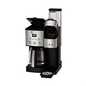 Cuisinart SS-15P1 Coffeemaker and Single-Serve Brewer Coffee Center, 12-Cup Glass, Stainless Steel