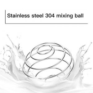 PZRT 2pcs 304 Stainless Steel Shaker Balls Whisk Balls Milkshake Protein Shaker Ball Wire Mixer Spring Mixing Balls Kitchen Tools