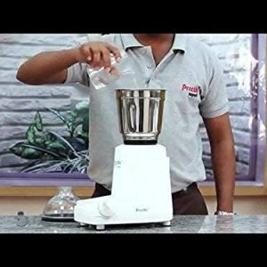 Preethi Eco Twin Mixer Grinder, 110 Volt, White, 2 Jar