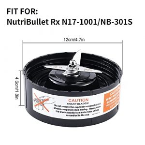 TOOLACC N17-1001 Blade Compatible with Nutribullet RX Blender Replacement Parts Fit 1700-watt