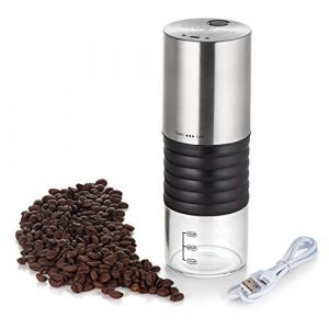 Mixpresso Electric Coffee Grinder With USB And With Easy On/Off Button, Coffee Bean Grinder & Spice Grinder For Herbs, Nuts & Grains, Spice Mill.