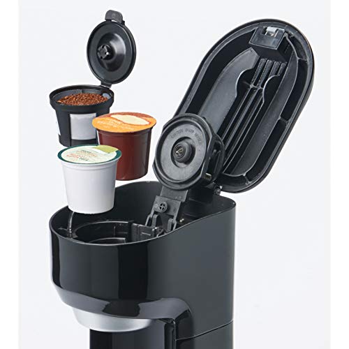 Betty Crocker BC-3800CB Single-Serve Pod Coffee Maker, One Size, Black