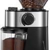 FOHERE Burr Coffee Grinder Electric, Coffee Bean Grinder with 18 Precise Grind Settings, 2-14 Cup for Drip, Percolator, French Press, Espresso and Turkish Coffee Makers, Black