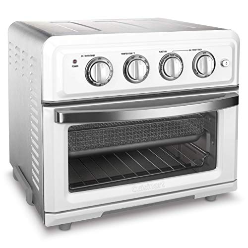 Cuisinart TOA-60W Airfryer, Convection Toaster Oven, White (Renewed)