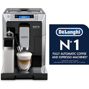 De'Longhi Eletta Digital Super Automatic Espresso Machine with Latte Crema System, Black