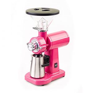 (NEW) Urbanic 070s Electric Coffee Grinder (110~220v) / flat stainless steel burr 60mm / 20 steps can be set (Pink) / (Made in Korea)