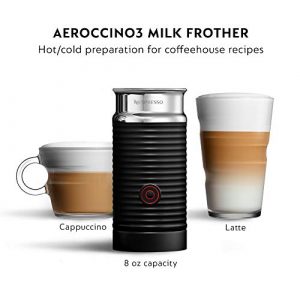 Nespresso Vertuo Next Coffee and Espresso Maker by De'Longhi, White with Aeroccino Milk Frother