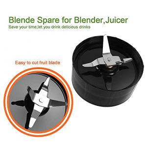 1-pack Magic Bullet Replacement Parts Cross Blades Compatible with Magic Bullet 250w Blender, Juicer and Mixer (Model MB1001)