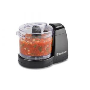 Toastmaster 1 1/2 Cup Mini Chopper Model TM-67MC Flawlessly Chops Vegetables in a Matter of Seconds.