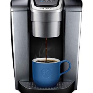 Keurig K-Elite Coffee Maker, Single Serve K-Cup Pod Coffee Brewer, With Iced Coffee Capability, Brushed Silver