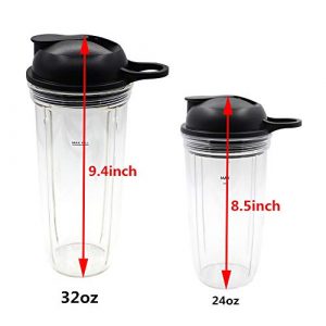 Joyparts Replacement Parts New Blade with cup and Lid,Compatible with Ninja Blender NJ600 BL700,BL701WM 30,BL701 30