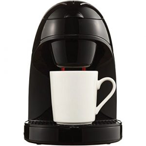 Brentwood Coffee Maker with Mug, Single Serve, Black