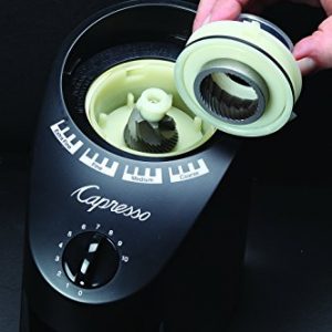 Capresso Infinity Conical Burr Grinder, Black 8.8 oz