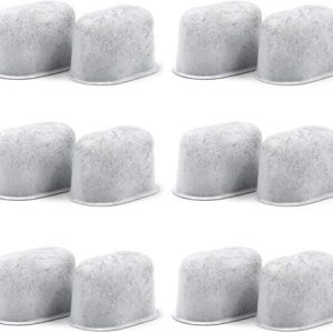 Possiave 12-Pack Cuisinart Compatible Charcoal Water Filter Replacement - for all Cuisinart Coffee Machines