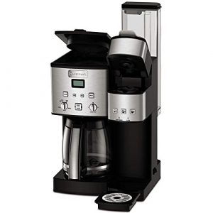 Cuisinart 12-Cup Coffee Maker and Single-Serve Brewer, Stainless Steel (SS-15) with Single Serve Pod Sample Pack