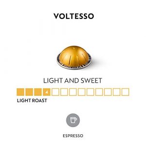 Nespresso Capsules VertuoLine, Voltesso , Mild Roast Espresso Coffee, 50 Count Coffee Pods, Brews 1.35 Ounce