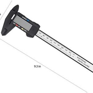 EZT 150mm Electronic Digital Caliper, 6 inch Micrometer with Large LCD Screen, Inch and Millimeter Conversion Vernier, Measuring Tool for Household DIYAuto Off Featured Vernier Caliper