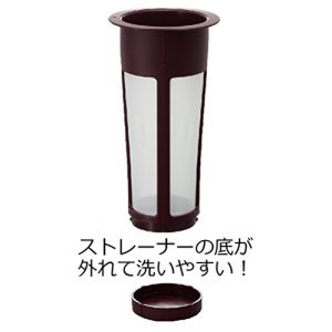 Hario Mizudashi Cold Brew Coffee Pot Cold Brew Coffee Maker 1000mL, Brown