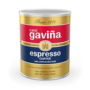 Cafe Gavina Espresso Roast Extra Fine Ground Coffee, 100% Arabica, 10-Ounce Can