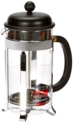 Bodum CAFFETTIERA French press coffee maker, 8 cup, 1.0 l, Plastic,Clear