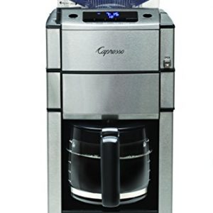 Capresso 487.05 Team Pro Plus Coffee Maker, Glass Carafe, 12 Cup, Silver