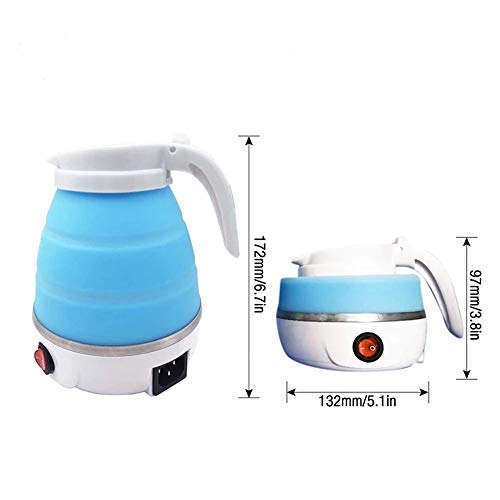 Travel Portable Foldable Electric Kettle Collapsible Water Boiler For Coffee Tea Fast Water Boiling 110V 600ML
