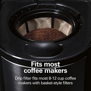 Hamilton Beach Permanent Gold Tone Filter, Fits Most 8 to 12-Cup Coffee Makers (/80675 )