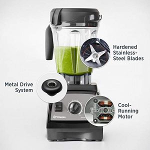 Vitamix Professional Series 300 Blender, Professional Grade, 64oz. Low Profile Container, Onyx