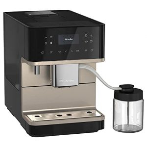 NEW Miele CM 6360 MilkPerfection Automatic Wifi Coffee Maker & Espresso Machine Combo, Obsidian Black & Clean Steel Metallic - Grinder, Milk Frother, Cup Warmer, Glass Milk Container