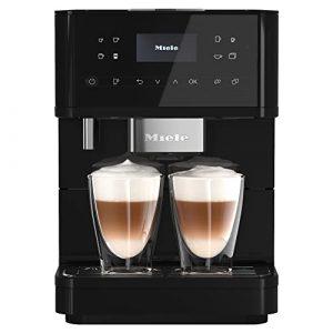 NEW Miele CM 6160 MilkPerfection Automatic Wifi Coffee Maker & Espresso Machine Combo, Obsidian Black - Grinder, Milk Frother