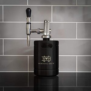 My Morning Brew Nitro Cold Brew Coffee Maker | Premium Portable Home Brewing Kit (Black)