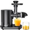 Juicer Machines, Acezoe Slow Masticating Juicer Extractor 95% Juice Yield & Pure Juice, Easy to Clean, Quiet Motor, Cold Press Juicer with Brush, 25 Recipes, Slow Juicer Machines for Vegetable and Fruit