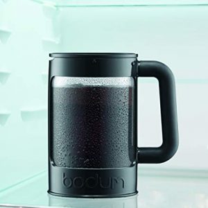bodum K11683-01WM Bean Cold Brew Coffee Maker, 51 Oz, Jet Black