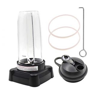 Anbige New Extractor Blade with 32oz cup and lid,Compatible with Ninja Blender BL660W/BL660/BL740/BL770/BL771/BL773CO/780