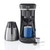 Mr. Coffee® Pod + 10-Cup Space-Saving Combo Brewer, Black