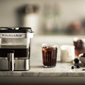 KitchenAid KCM4212SX Cold Brew Coffee Maker-Brushed Stainless Steel, 28 ounce
