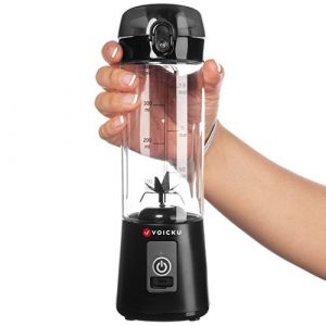 Portable Blender for Shakes and Smoothies - 14.20 Oz Personal Size Juicer Cup - 4000mAh USB Rechargeable Battery - On the Go Mini Blender - Perfect for any Travel