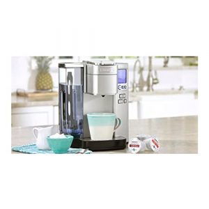 Cuisinart SS-10P1 Premium Single Serve Coffeemaker with Coffee Canister and Handheld Milk Frother Bundle (3 Items)